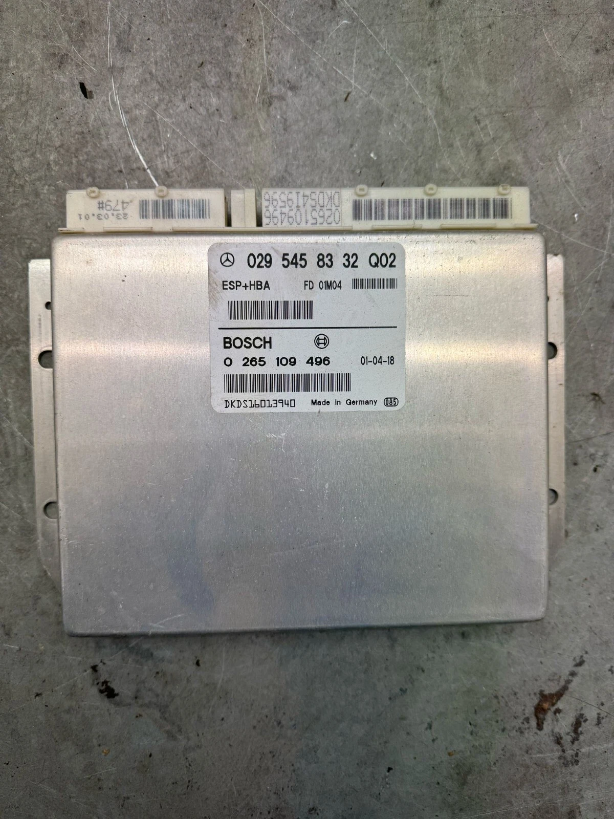 98467 ABS ESP Steuergerät 0295458332 Mercedes-Benz A Klasse 170 CDI 168