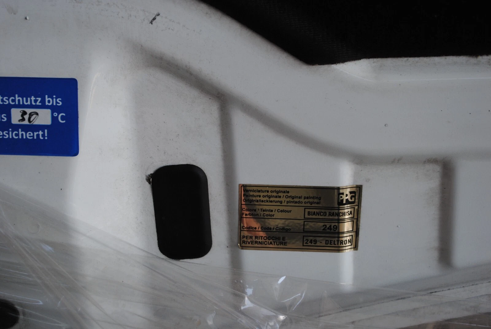 Motorhaube Fiat - gut erhalten, kein Rost – Bild 2