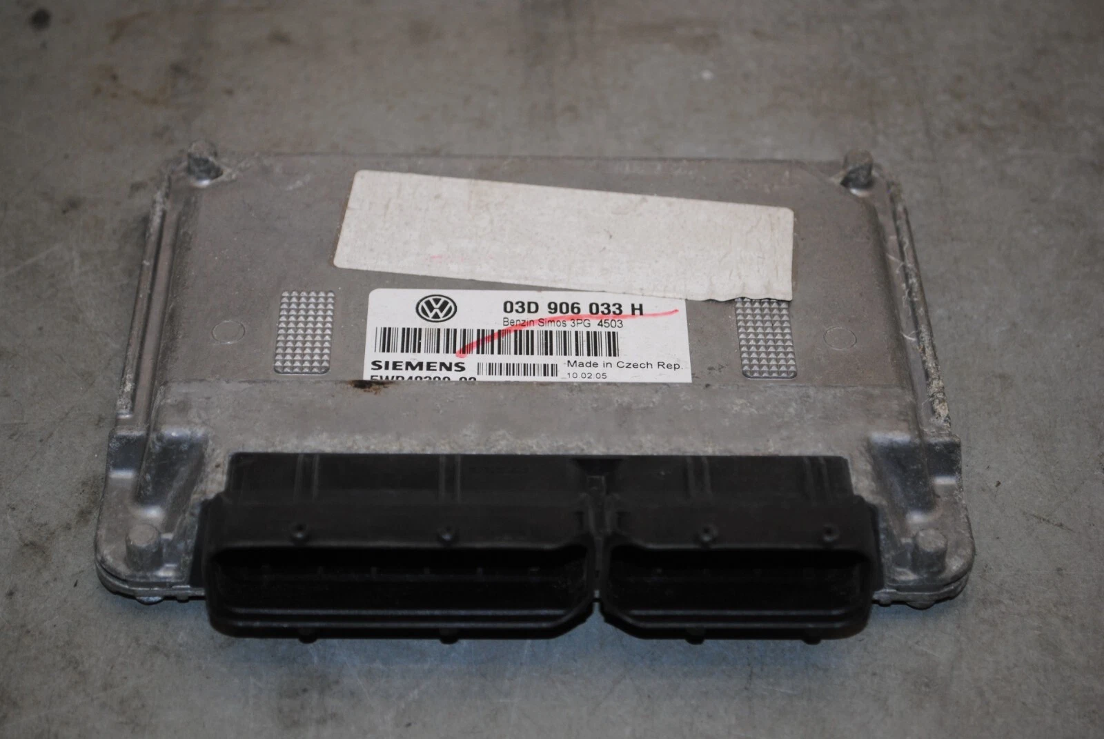 Steuergerät VW Fox (5Z) Benziner 03D906033H Siemens 5WP40309 02