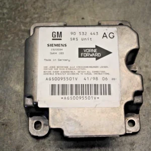 Airbag Steuergerät Opel Corsa B GM 90532443 Siemens 1923594 5WK4 189