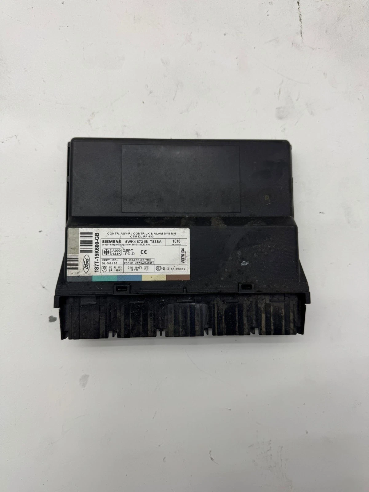Original Ford Mondeo Komfortsteuergerät Steuergerät 1S7T15K600GB 5WK48731B