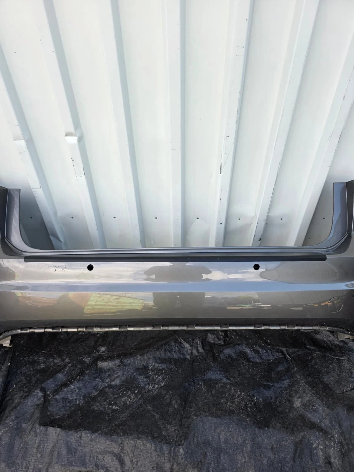 Original VW Golf Sportsvan Heckstoßstange hinten PDC Braun 510807421F