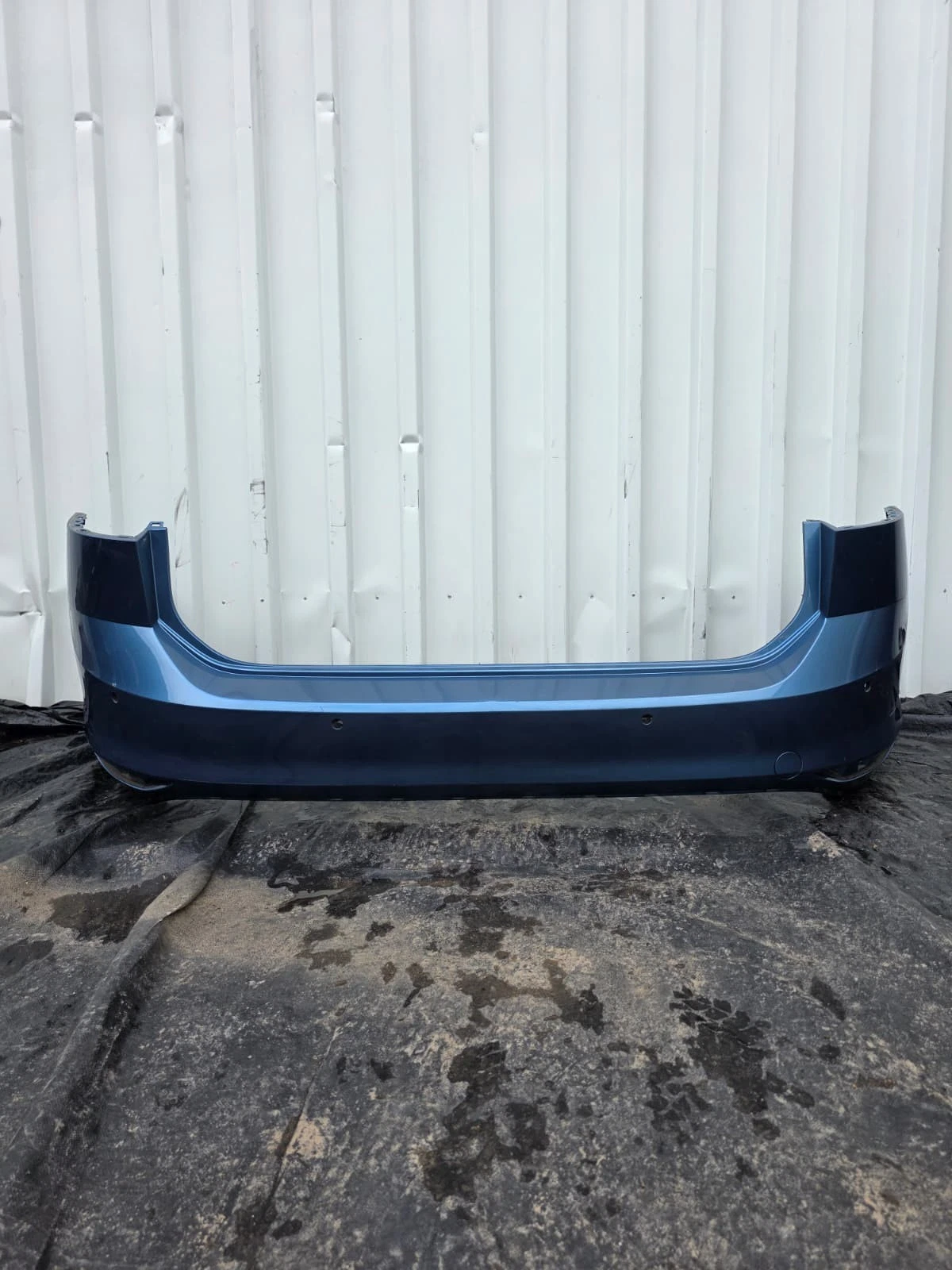 Org. VW 7 VII Heckstoßstange Stoßstange hinten Pazifikblau 5G9807421 5G9807417L