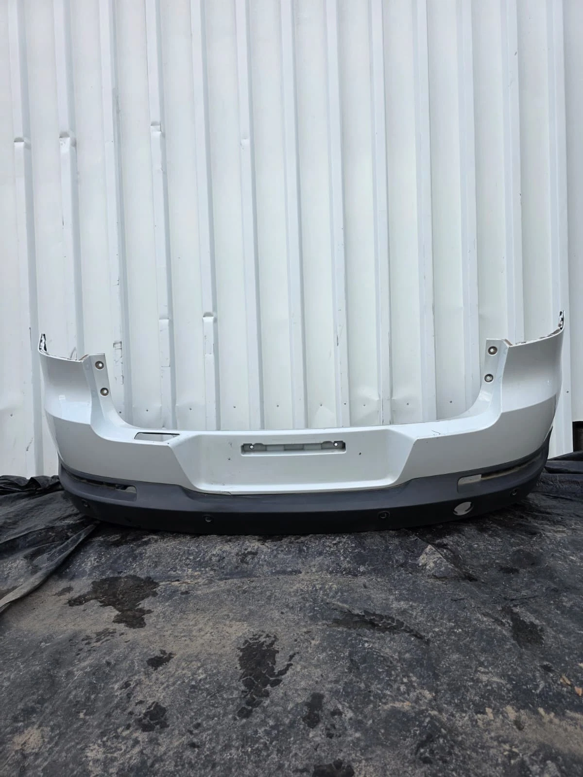 Orig. VW Tiguan 5N R Heckstoßstange Stoßstange hinten weiß 5N0807521 5N0807421G