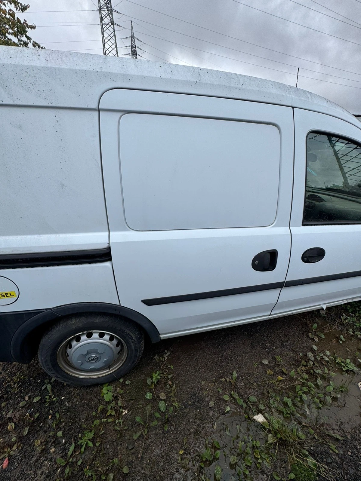 Original Opel Combo C Schiebetür Tür Hinten rechts weiß TOP
