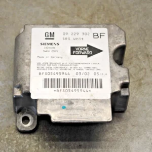 Airbag Steuergerät Opel Astra G 09229302, Siemens 1923594 5WK4 2925