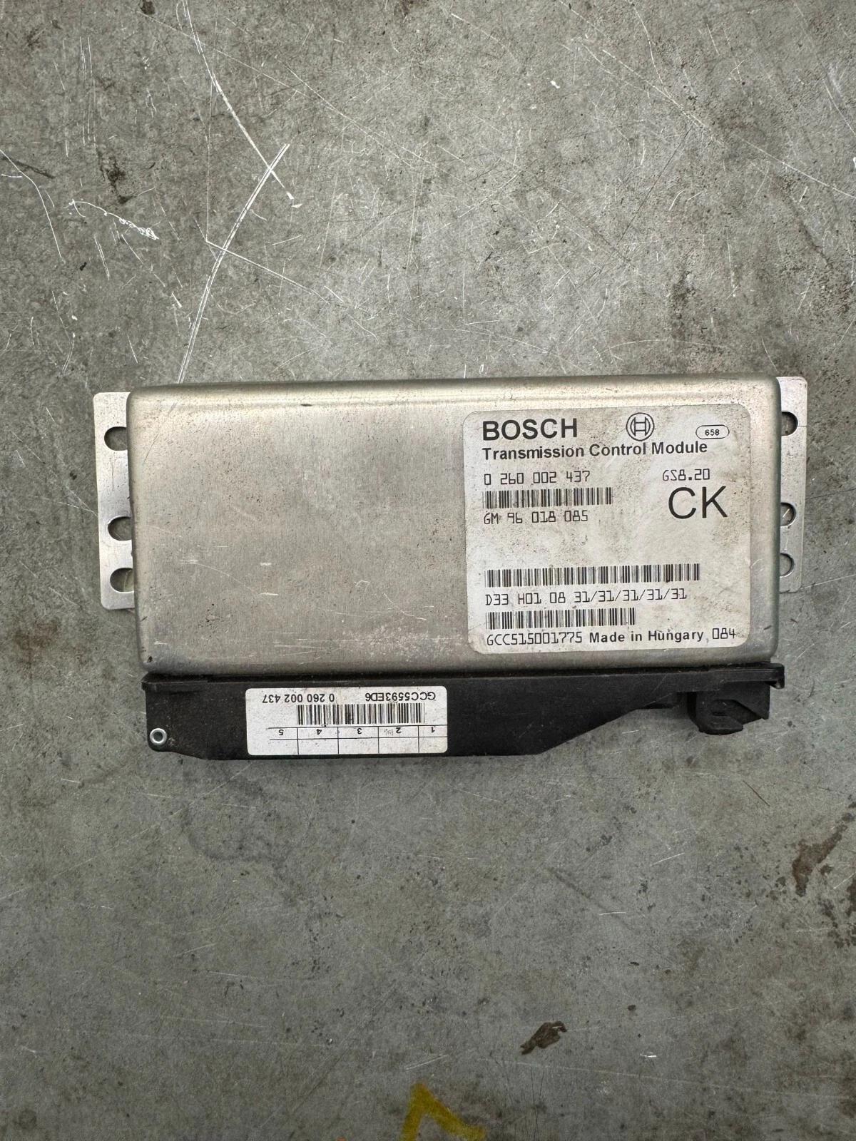 Original Opel Omega B Getriebesteuergerät Steuergerät 0260002437 GM96018085
