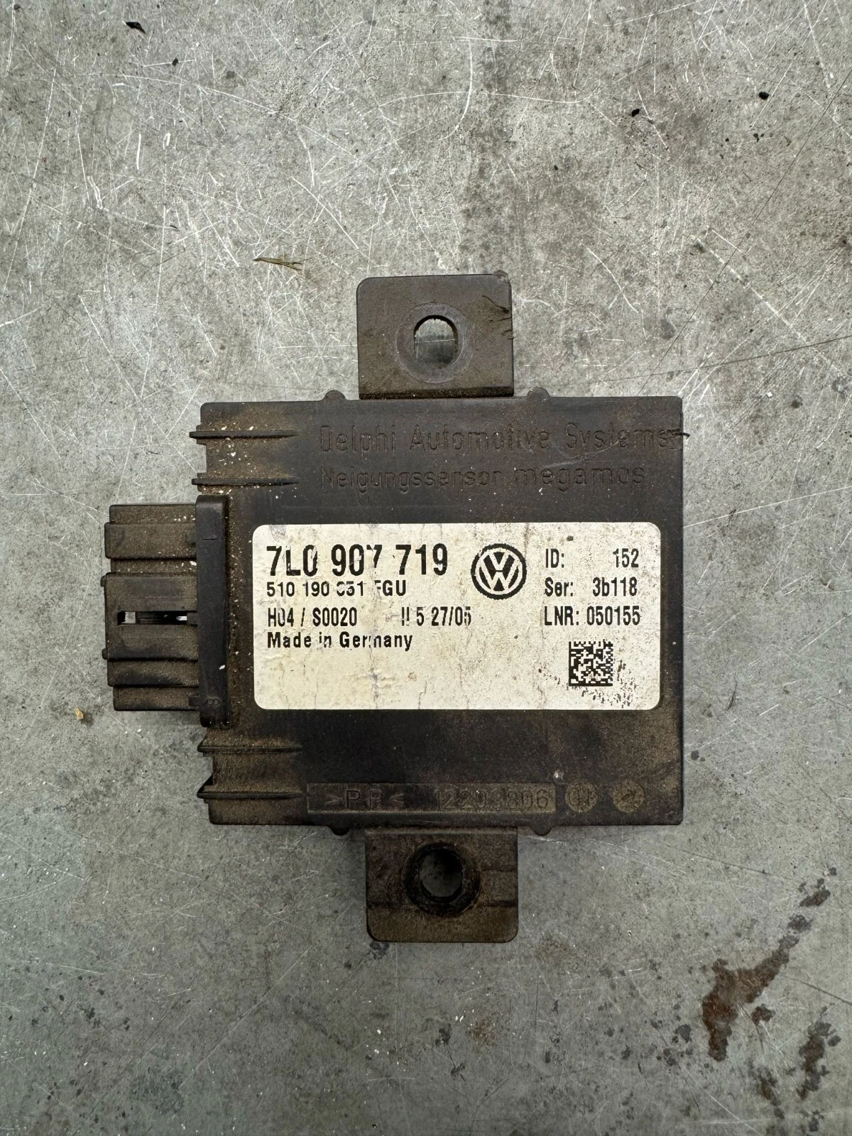 Original VW Touareg 7L Porsche Cayenne Neigungssensor Steuergerät 7L0907719