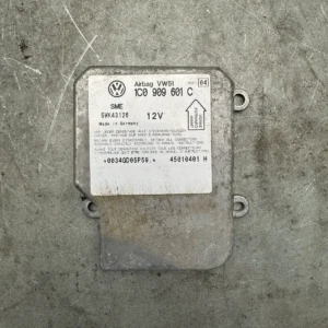 Original Skoda Fabia Airbagsteuergerät Steuergerät 1C0909601C 5WK43126
