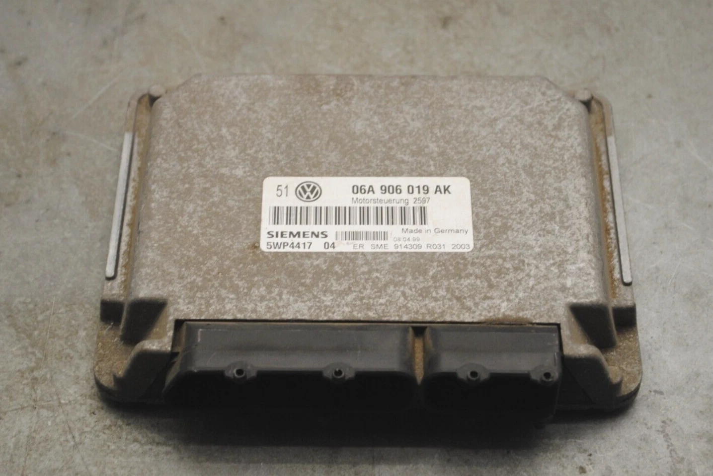 Steuergerät Motor VW Golf IV (1J), Passat Variant (3B2, B5) 06A906019AK 5WP4417