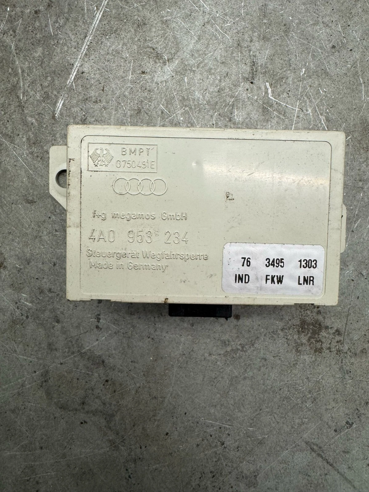 Original Steuergerät Wegfahrsperre Audi A4 B5 4A0953234