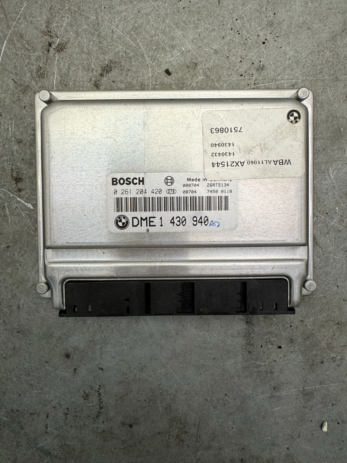 Original BMW E46 Motorsteuergerät Steuergerät 0261204420