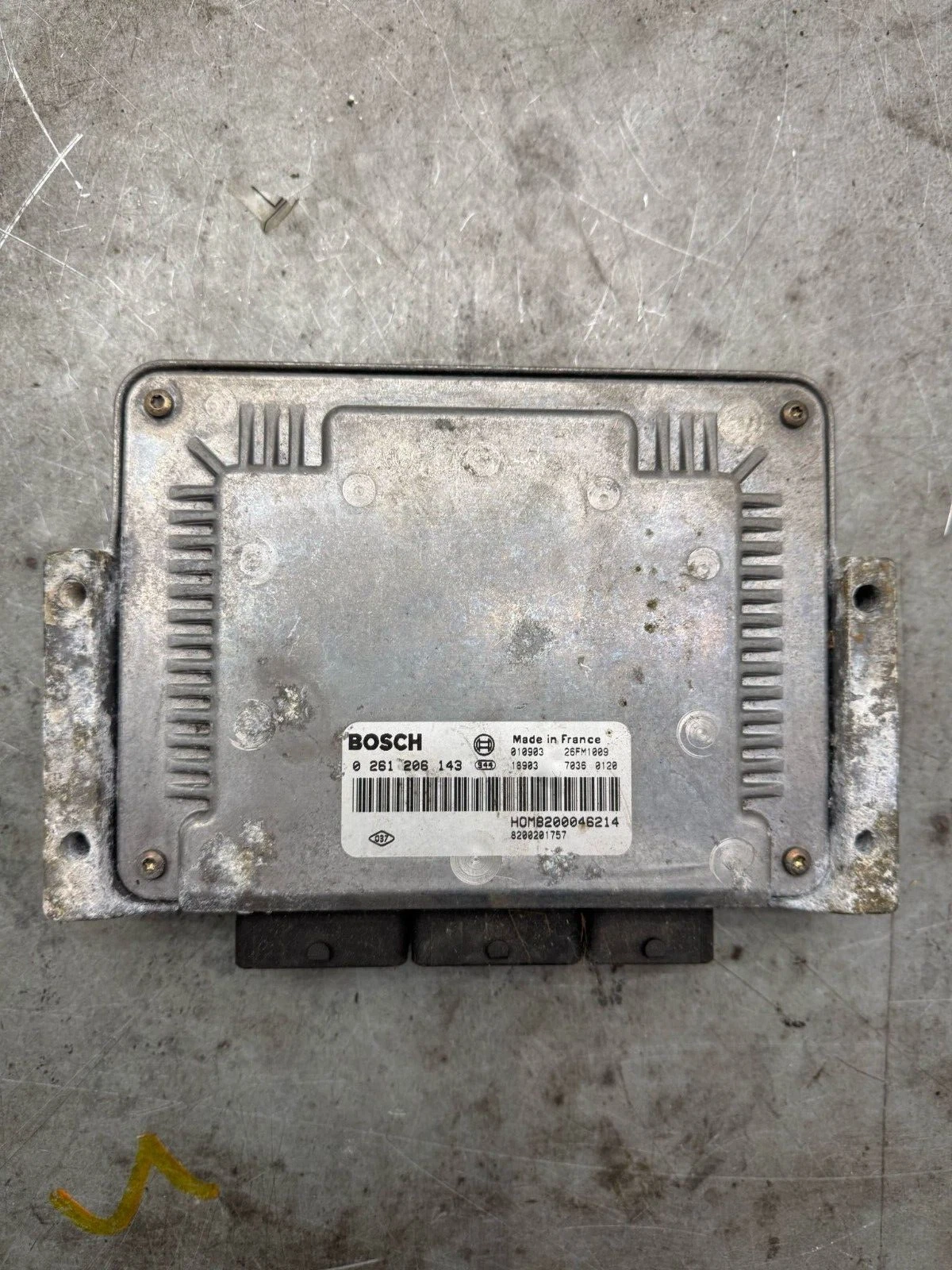 Original 0261206143 ECU-MOTORSTEUERGERÄT HOM820004621 Renault Laguna