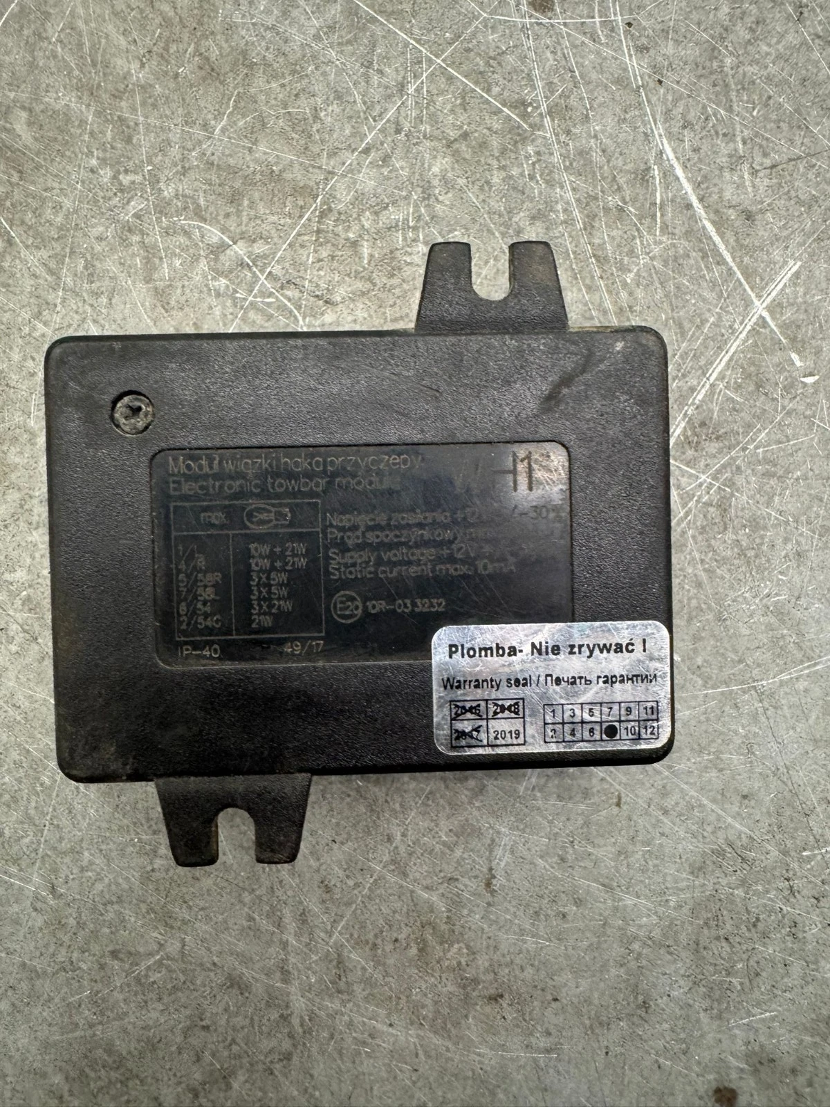 Original AHK Anhängerkupplung Steuergerät Audi A4 B8 Ford Focus 10R-033232