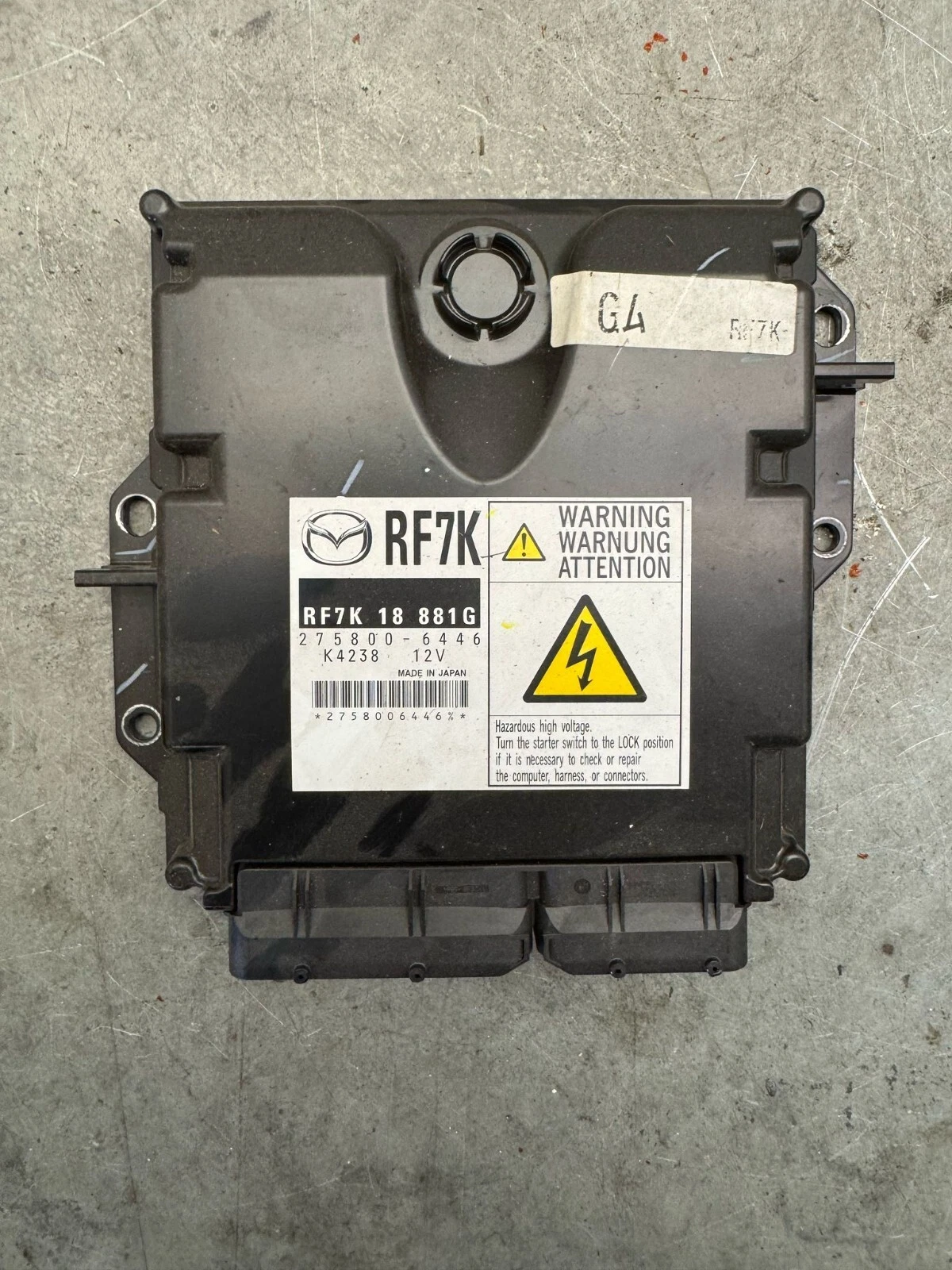 Original Mazda 6 Motorsteuergerät Steuergerät Diesel RF7K18881G 2758006446