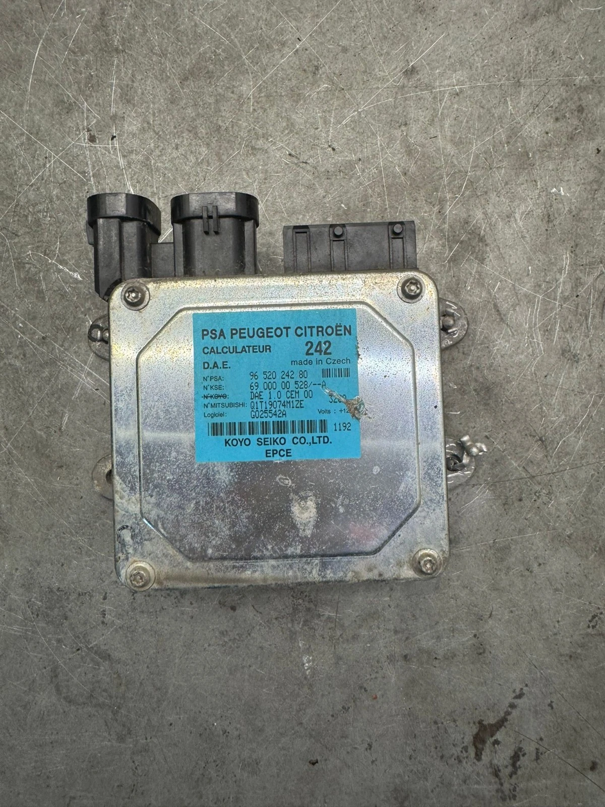 Original Citroen C3 Servolenkung Steuergerät 1.4 9652024280