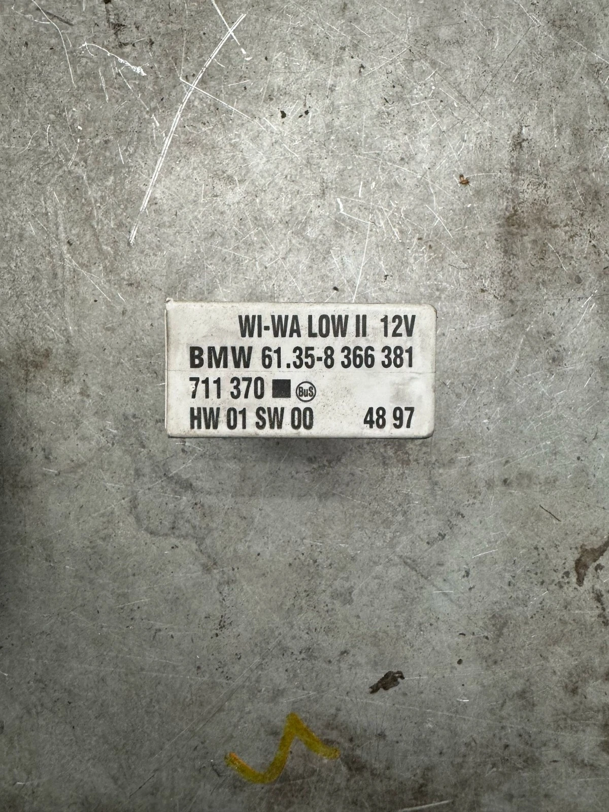 Original BMW E36 Scheibenwischer / Z3 WI-WA LOW 2 Modul / Steuergerät 8366381