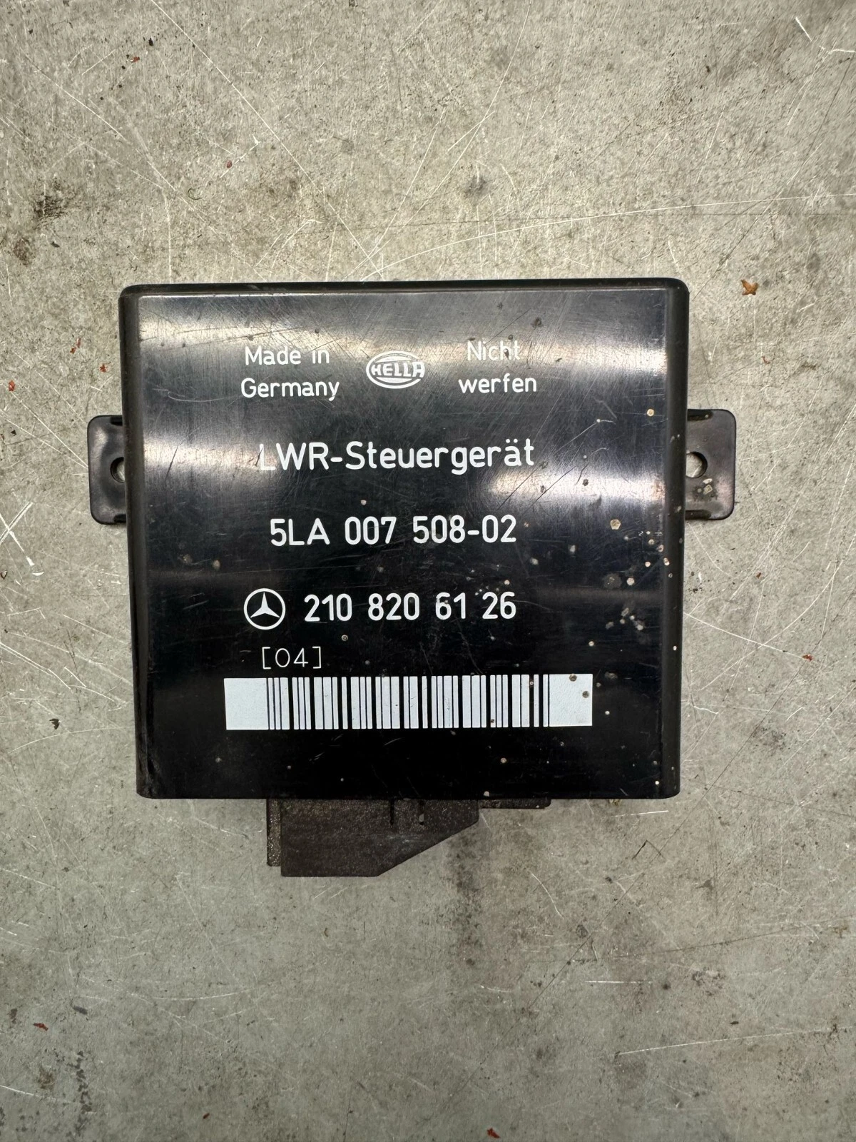 Original Mercedes W210 W208 LWR-Steuergerät Hella 2108206126 5LA00750802