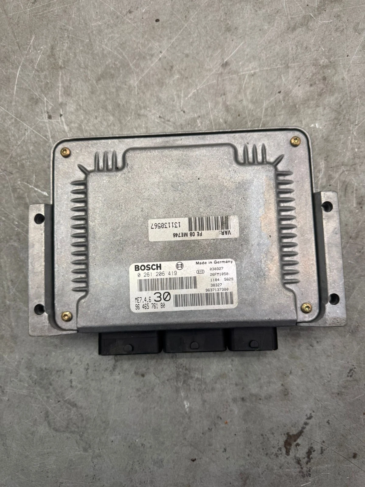 Original Citroen C5 2,2 Motorsteuergerat Steuergerät 0261206419 9646576180