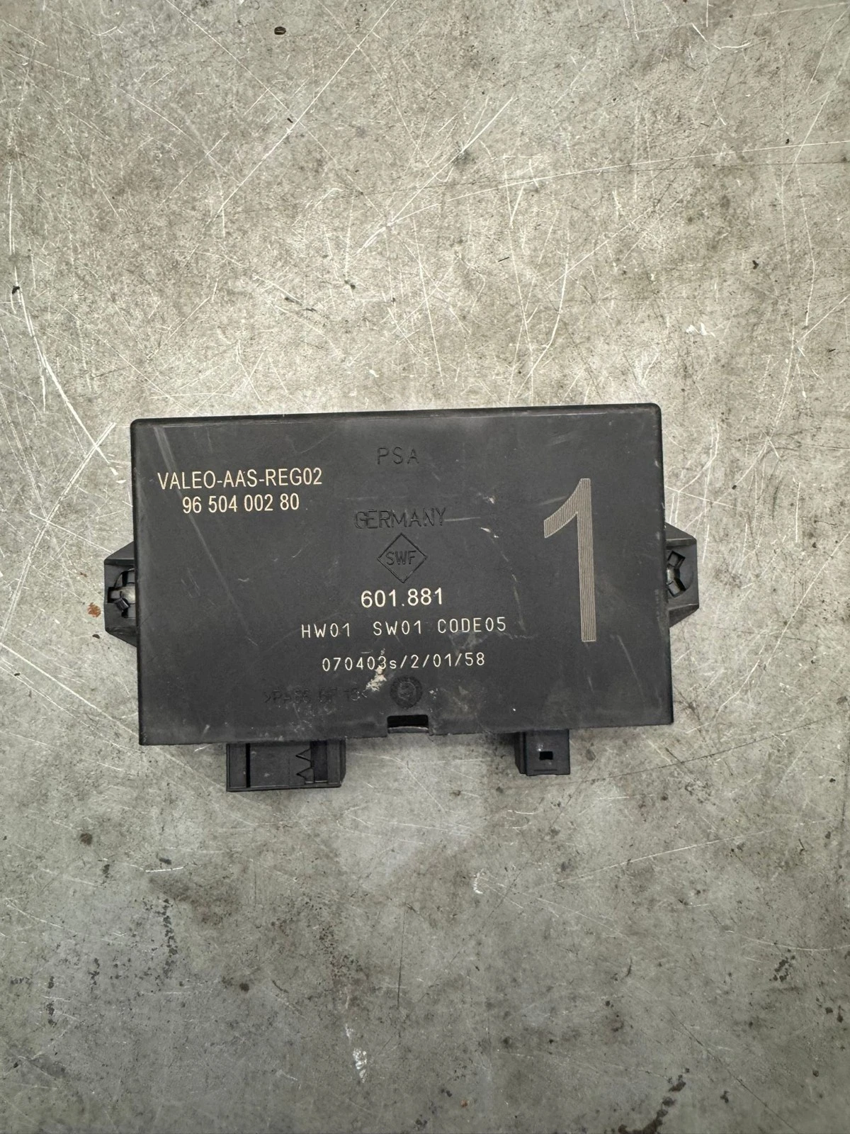 Original Peugeot 807 Citroen C8 PDC Einparkhilfe Steuergerät 9650400280