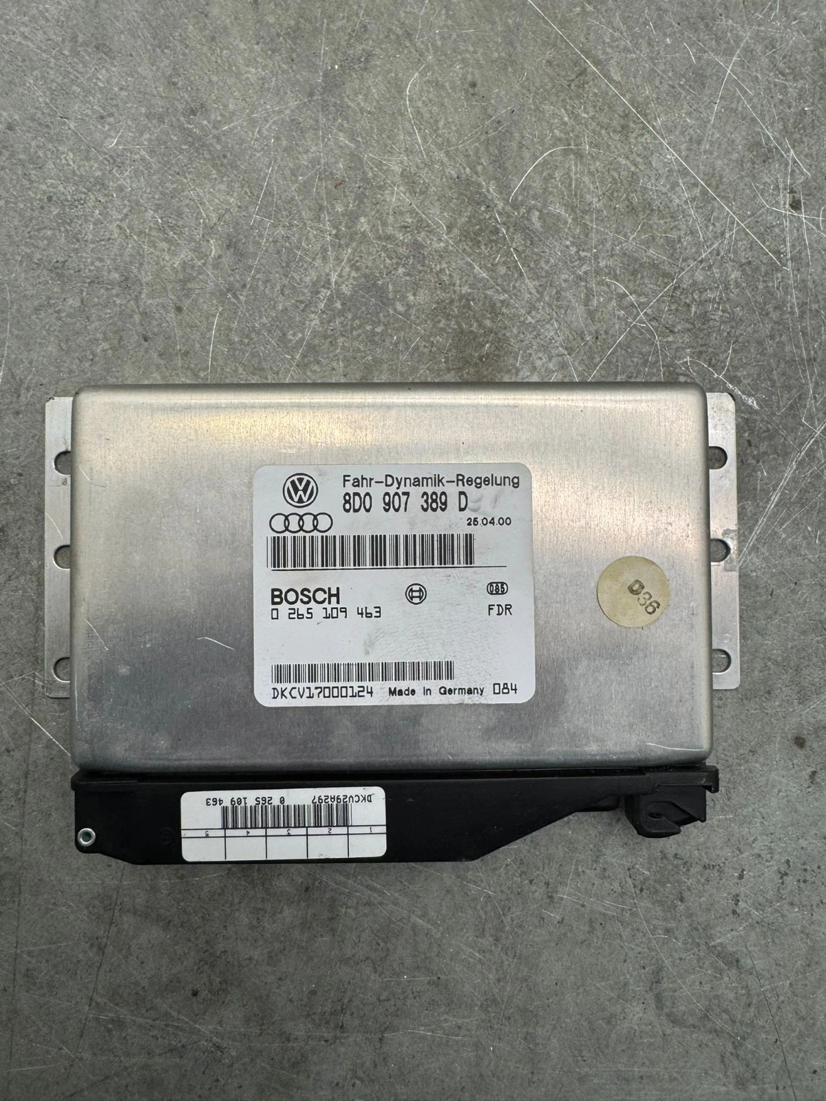 Original VW Passat Audi A4 A6 ESP Steuergerät 8D0907389D