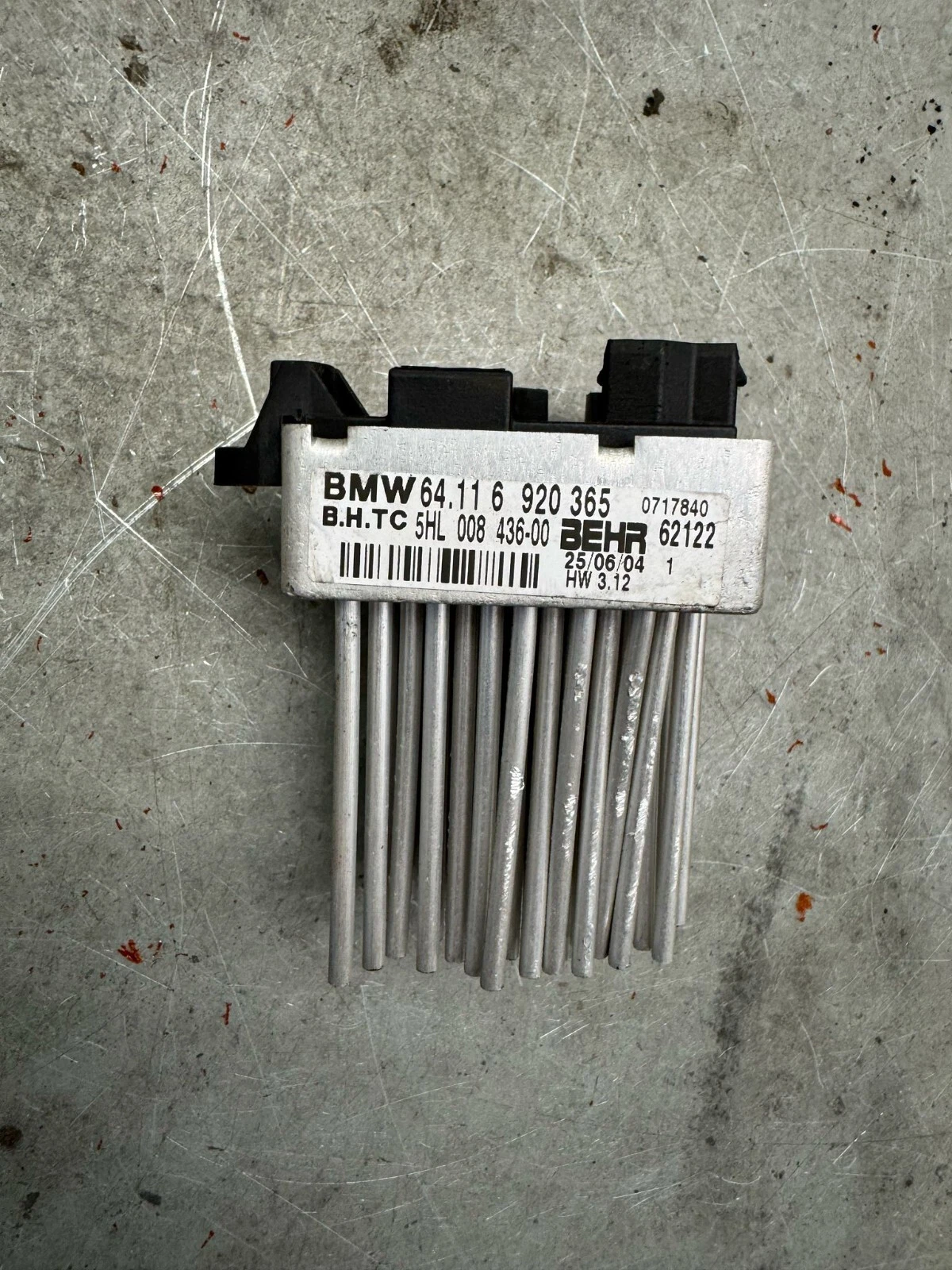 Original BMW E36 E39 E46 Gebläseregler Widerstand Gebläsemotor VALEO 6920365