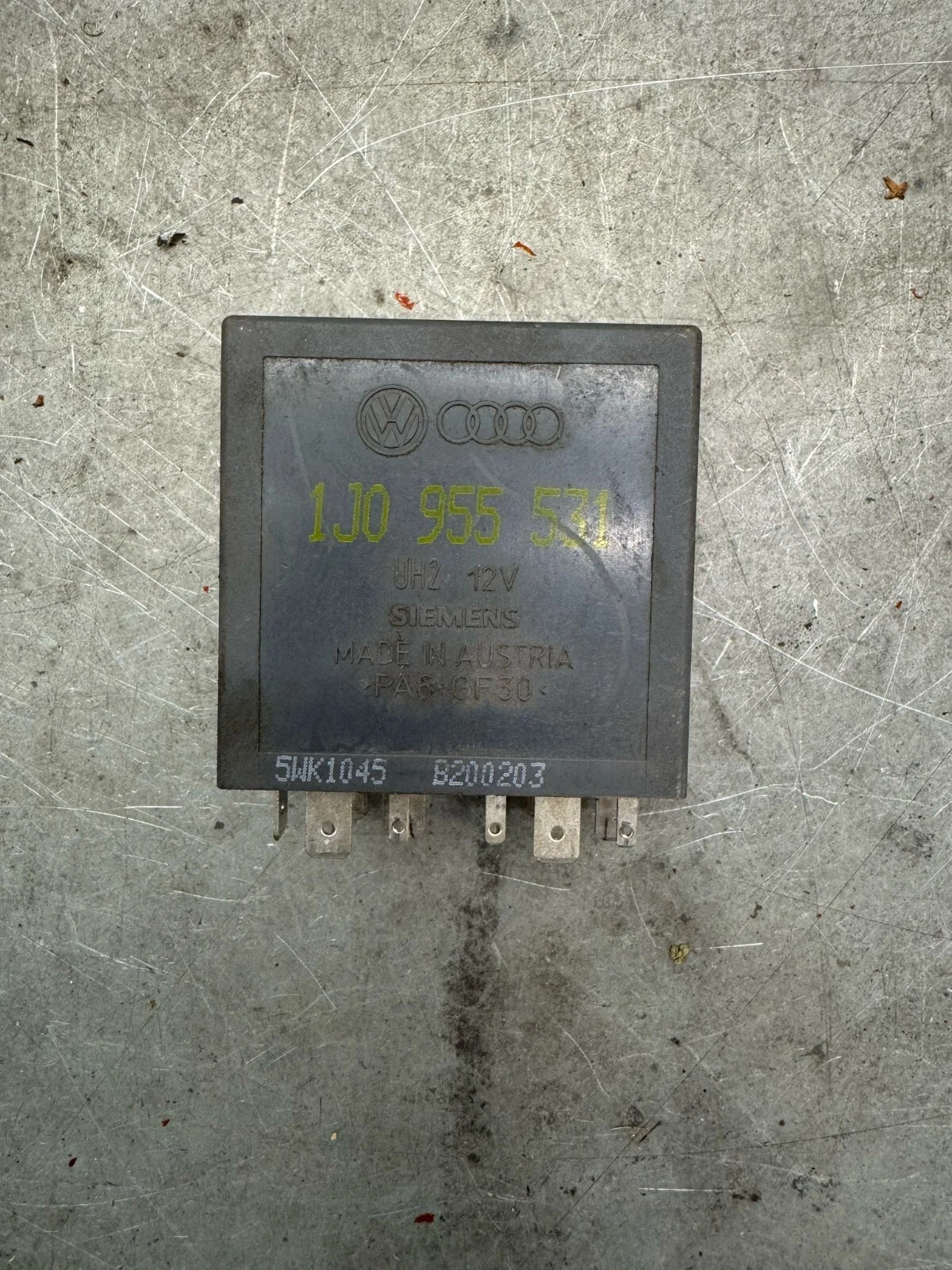 Original VW Relais 192 Arbeitsrelais 1J0955531 Regensensor Audi Seat
