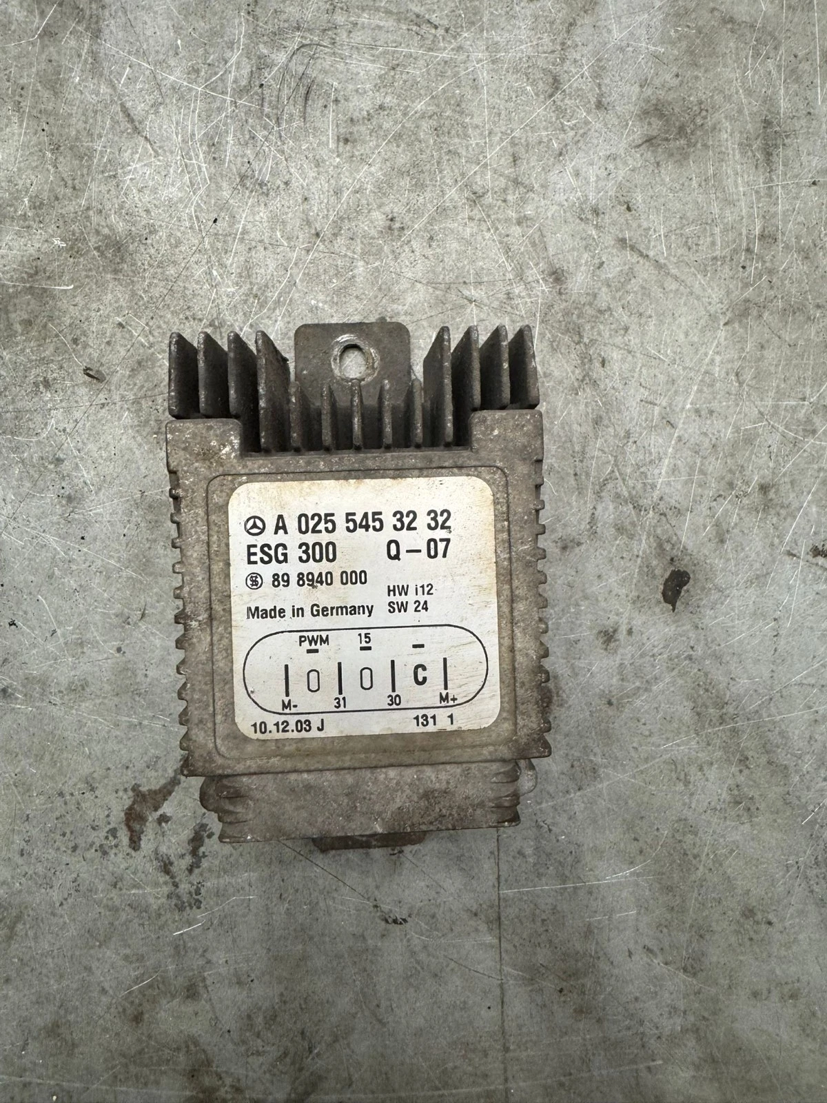 Original Mercedes A Klasse 170 W168 Lüftersteuergerät Steuergerät A0255453232
