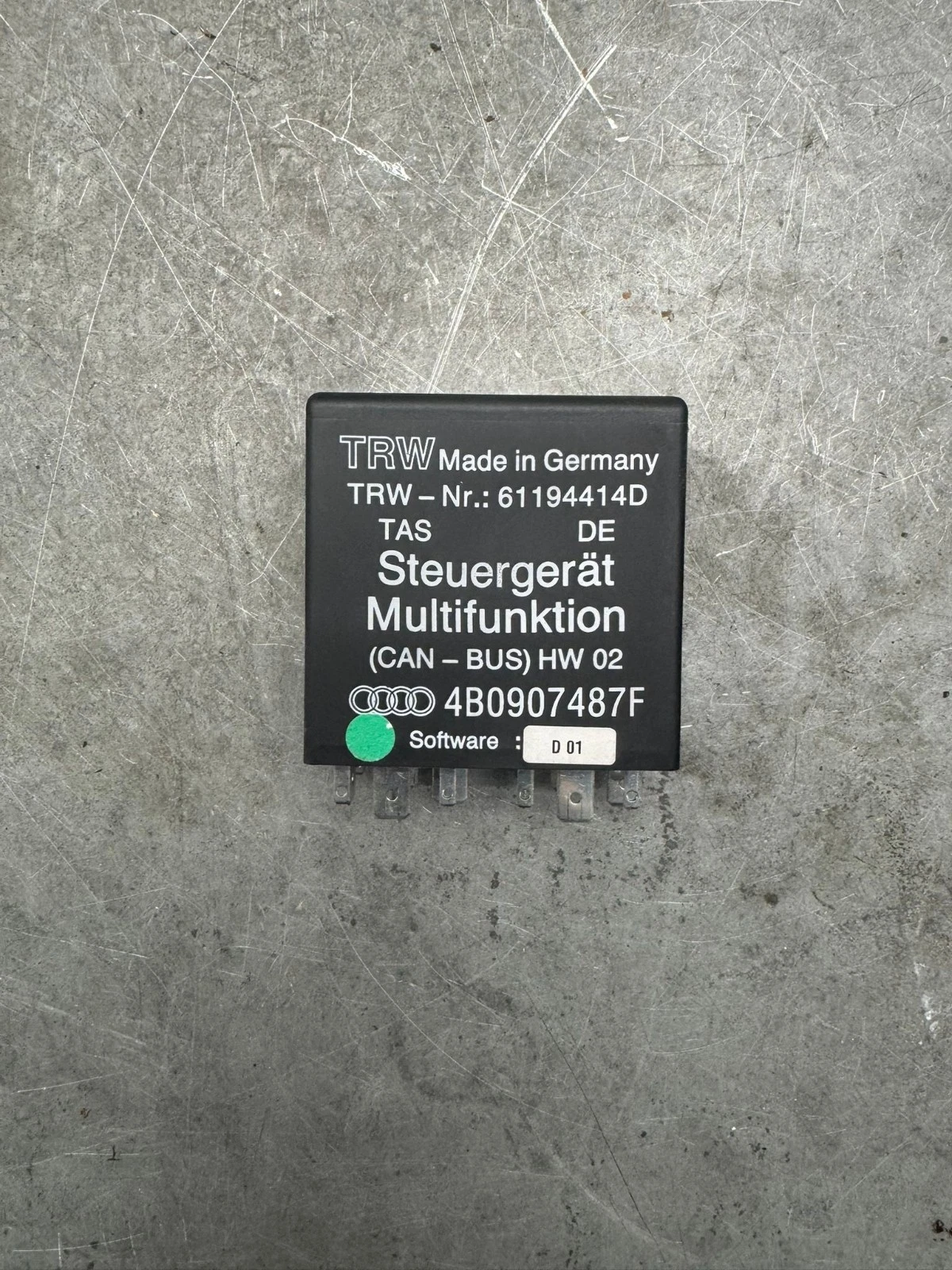 Original Audi A6 A8 A4 Multifunktion Steuergerät 4B0907487F 61194414D