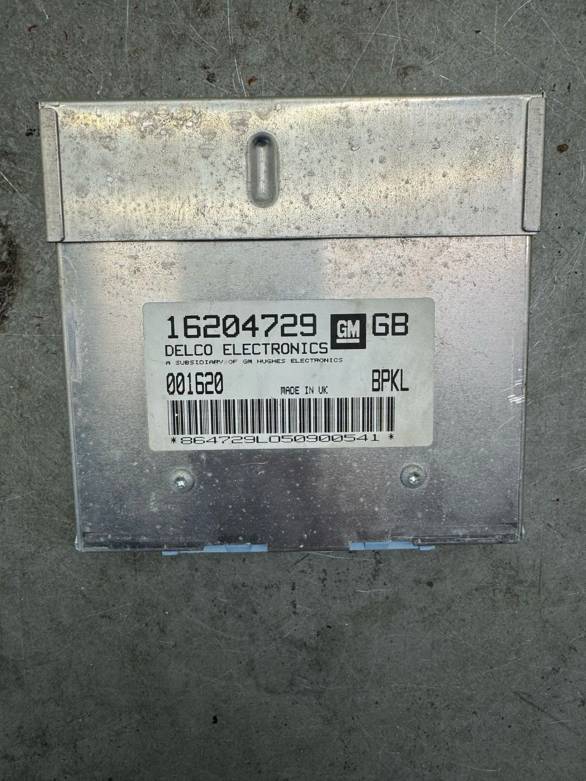 Original Opel Astra F Motorsteuergerät Steuergerät 16204729 001620