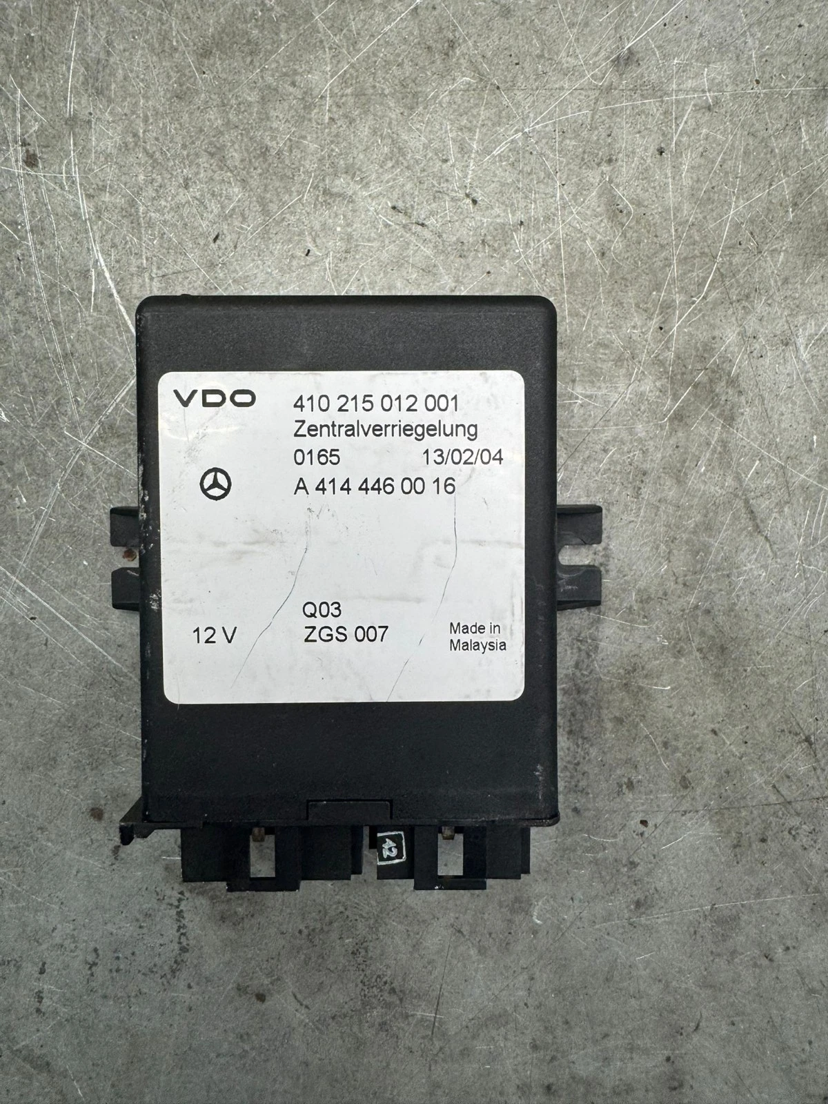 Original Mercedes Vaneo W414 Zentralverrieglung Steuergerät 410215012001
