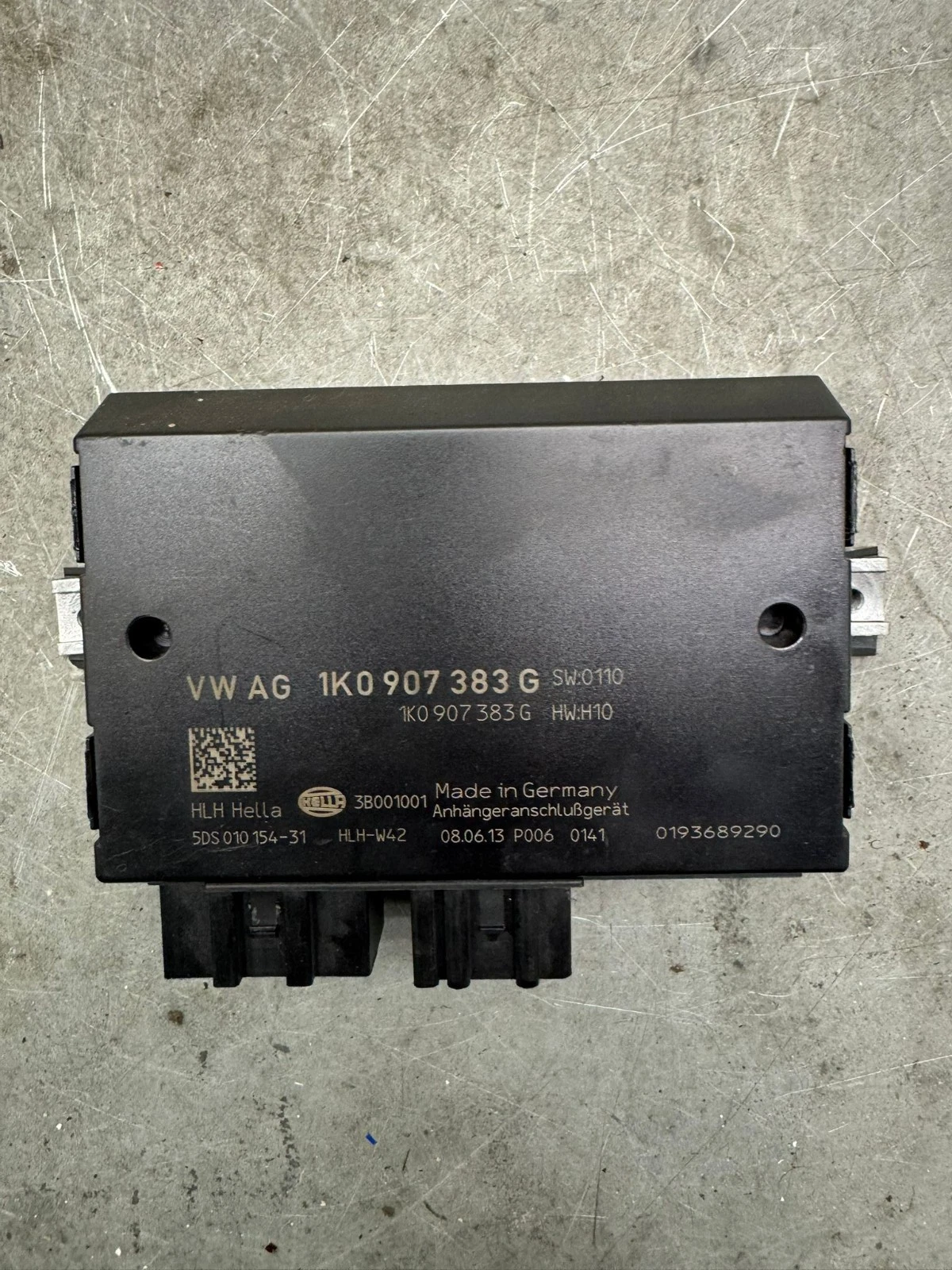 Original VW Tiguan Seat Skoda Anhängerkupplung Steuergerät 1K0907383G