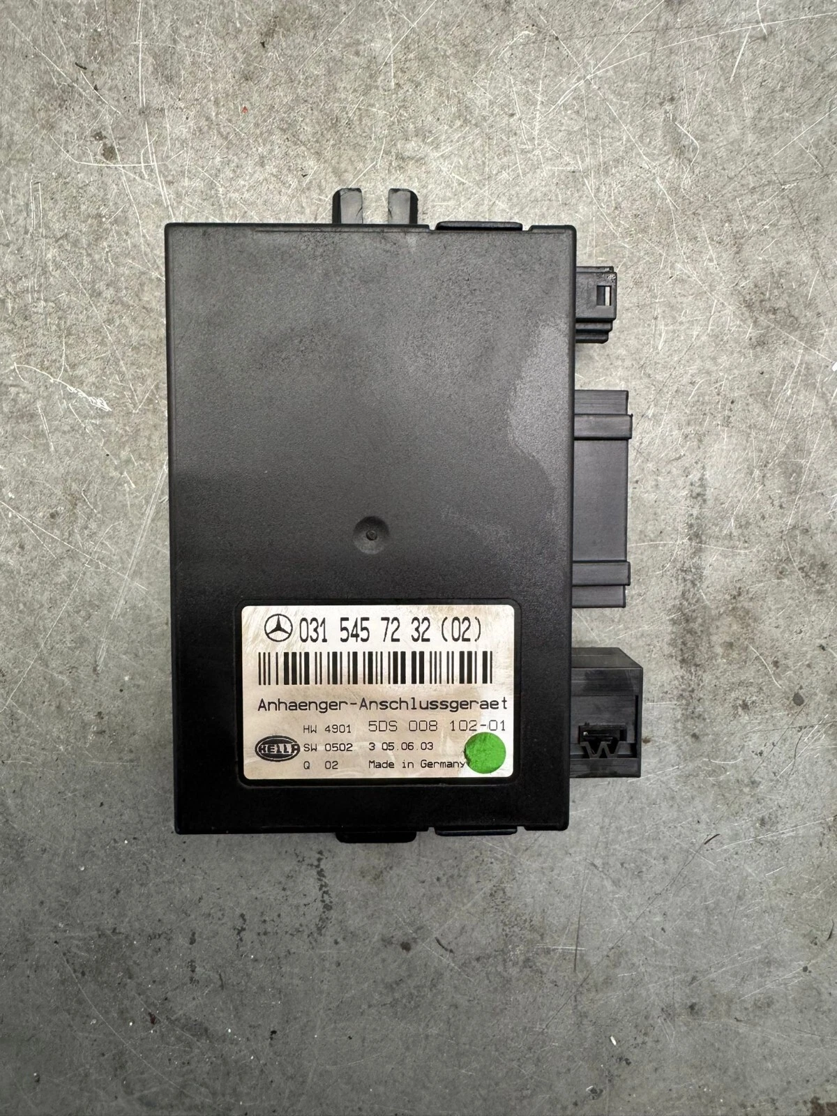 Original Mercedes W203 S203 C180 Steuergerät Anhängerkupplung 0315457232