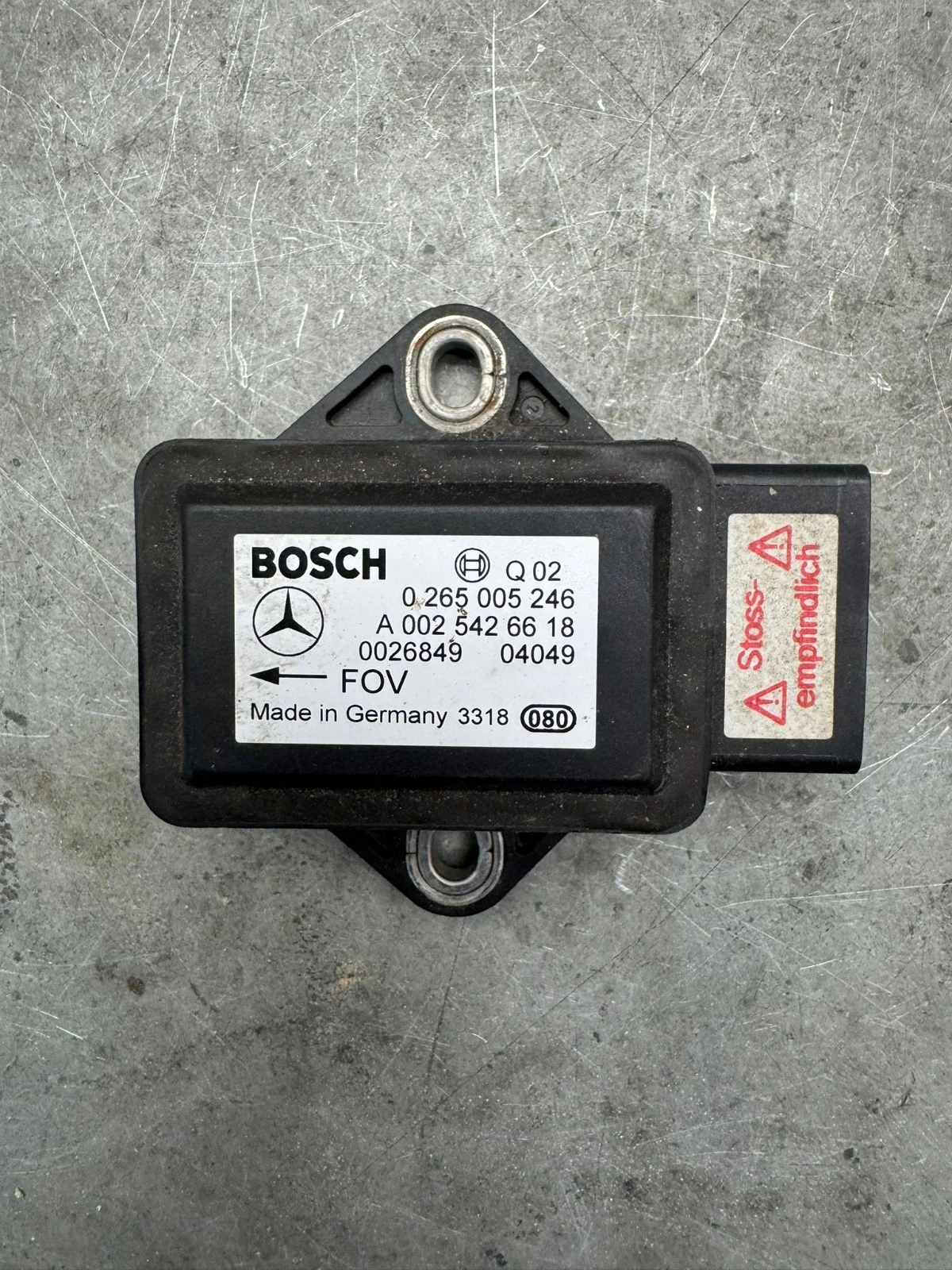 Orig. Mercedes C Klasse CL203 W203 W163 Drehratensensor 0265005246 A0025426618