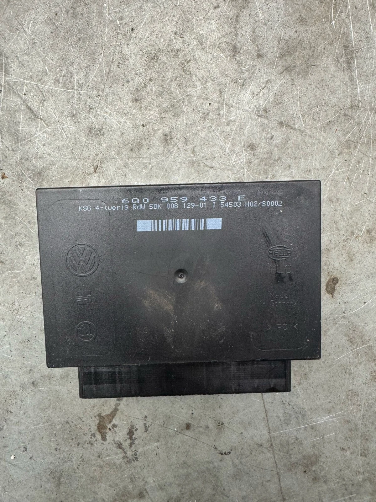Original VW Polo 9N Komfortsteuergerät Steuergerät 6Q0959433E 5DK00812901