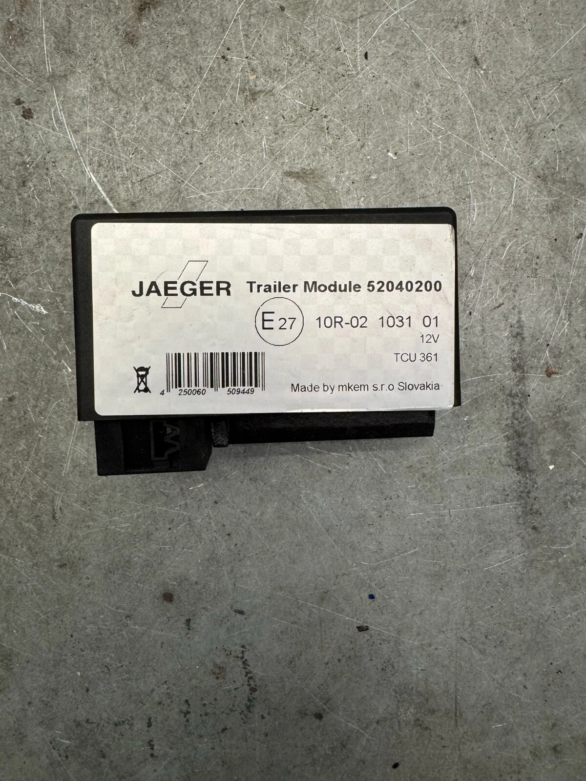 Original Mercedes C-Klasse Jaeger W203 S203 AHK Steuergerät 10R02103101 52040200