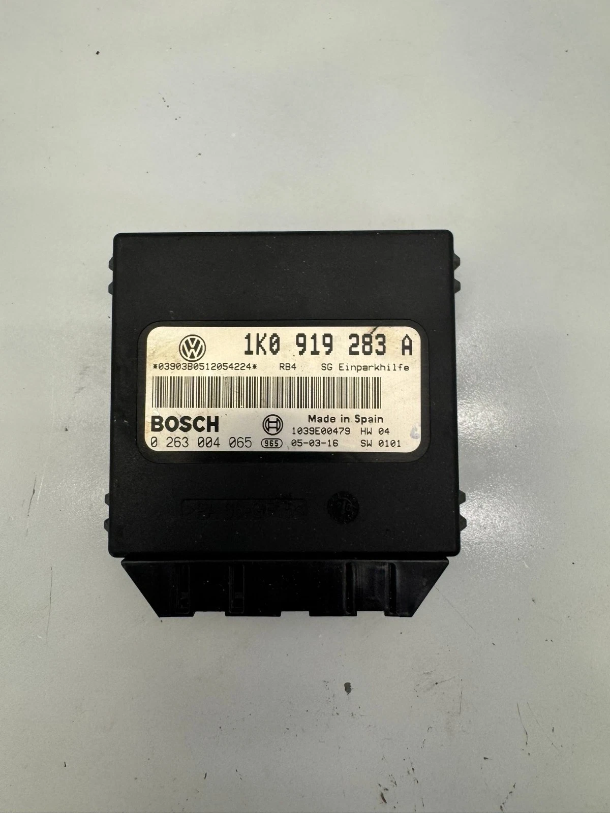 Original VW Golf 5 PDC Parkassistent Steuergerät 1K0919283A 0263004065