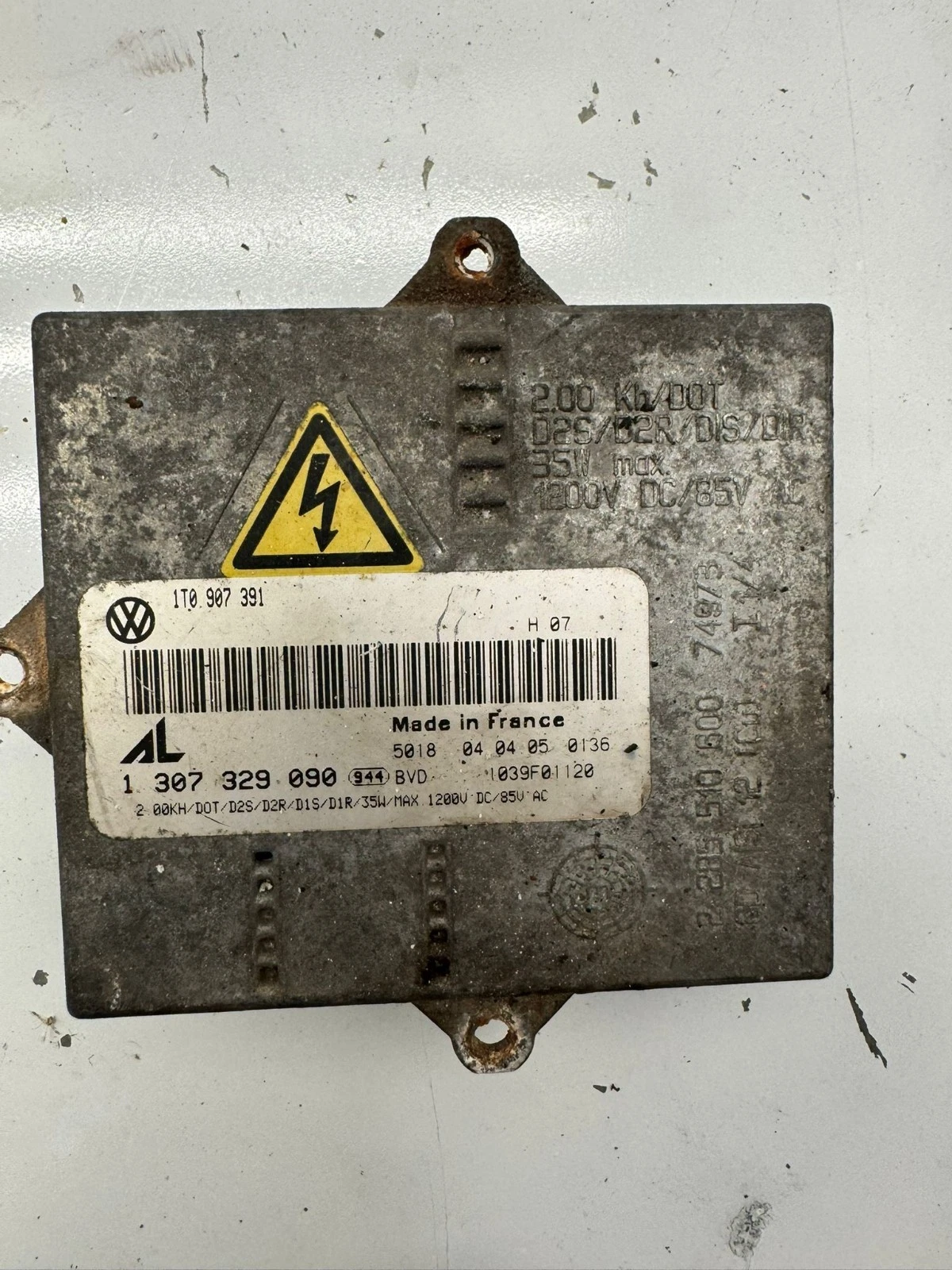 Original VW Golf 5 Touran 1T Xenon Vorschaltsteuergerät 2285510600 1307329090