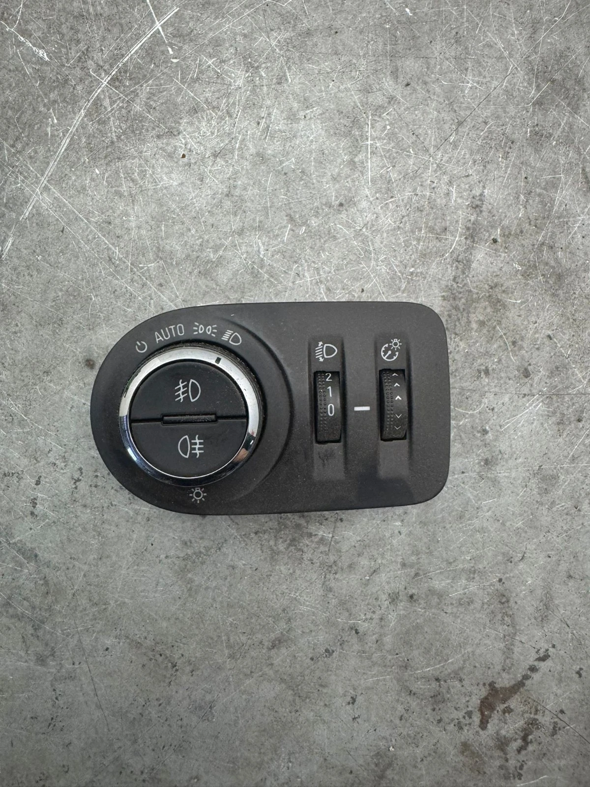 Original Opel Corsa E Lichtschalter Scheinwerfer Regulierer 13470446 17001786