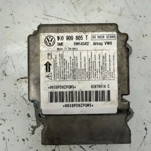 Original VW Golf 5 Airbagsteuergerät Steuergerät 1K0909605T 5WK43412