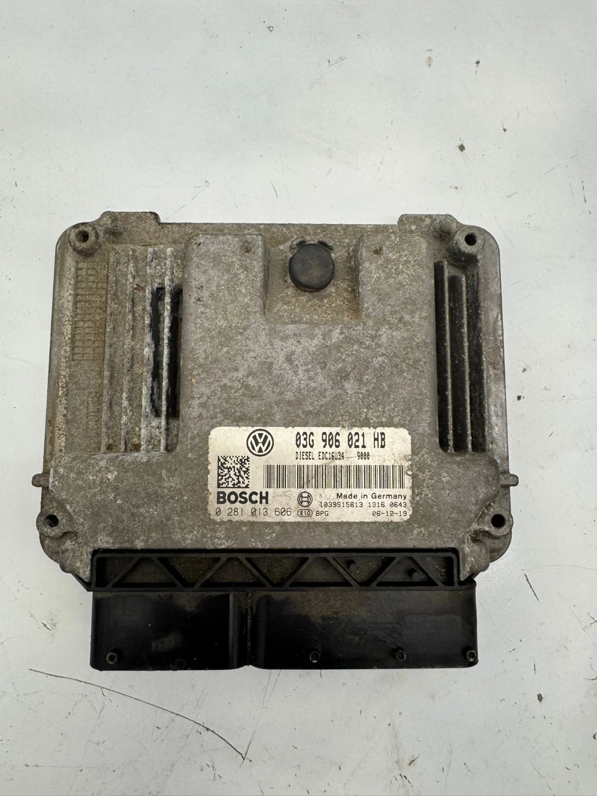 Original VW Golf 5 1.9 Diesel Motorsteuergerät Steuergerät 03G906021HB