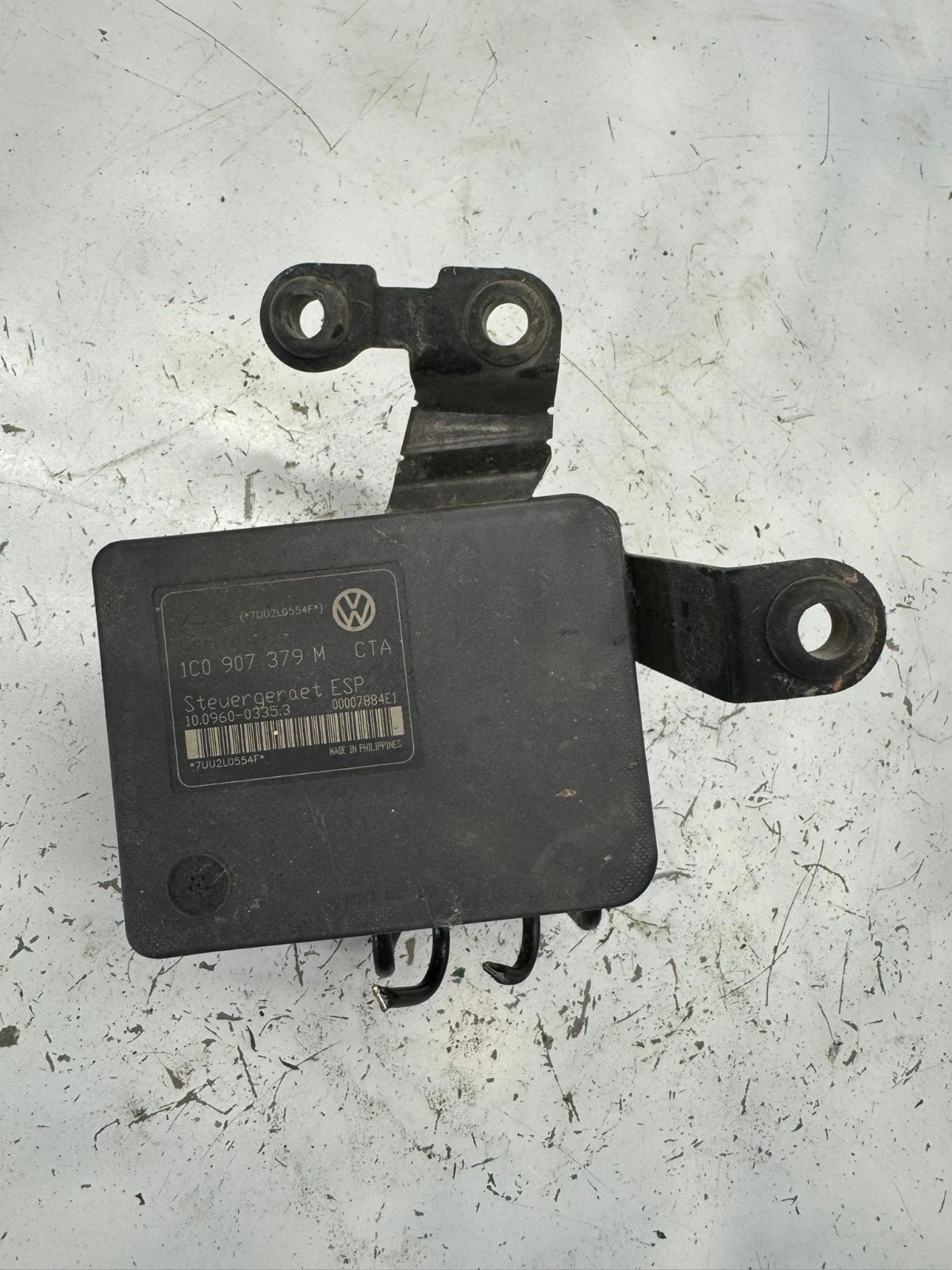 Orig. VW Golf 4 Audi A3 8L ABS Hydraulikblock Steuergerät 1C0907379M 1J0614517J