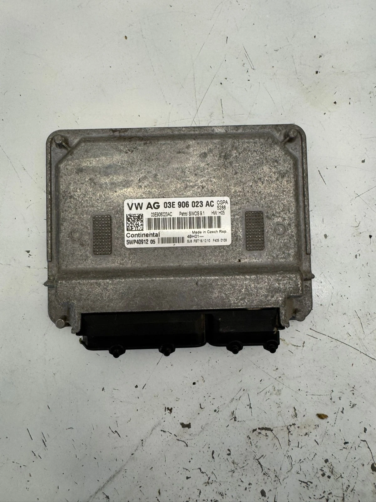 Original Skoda Fabia Motorsteuergerät Steuergerät 03E906023AC 5WP40912 05