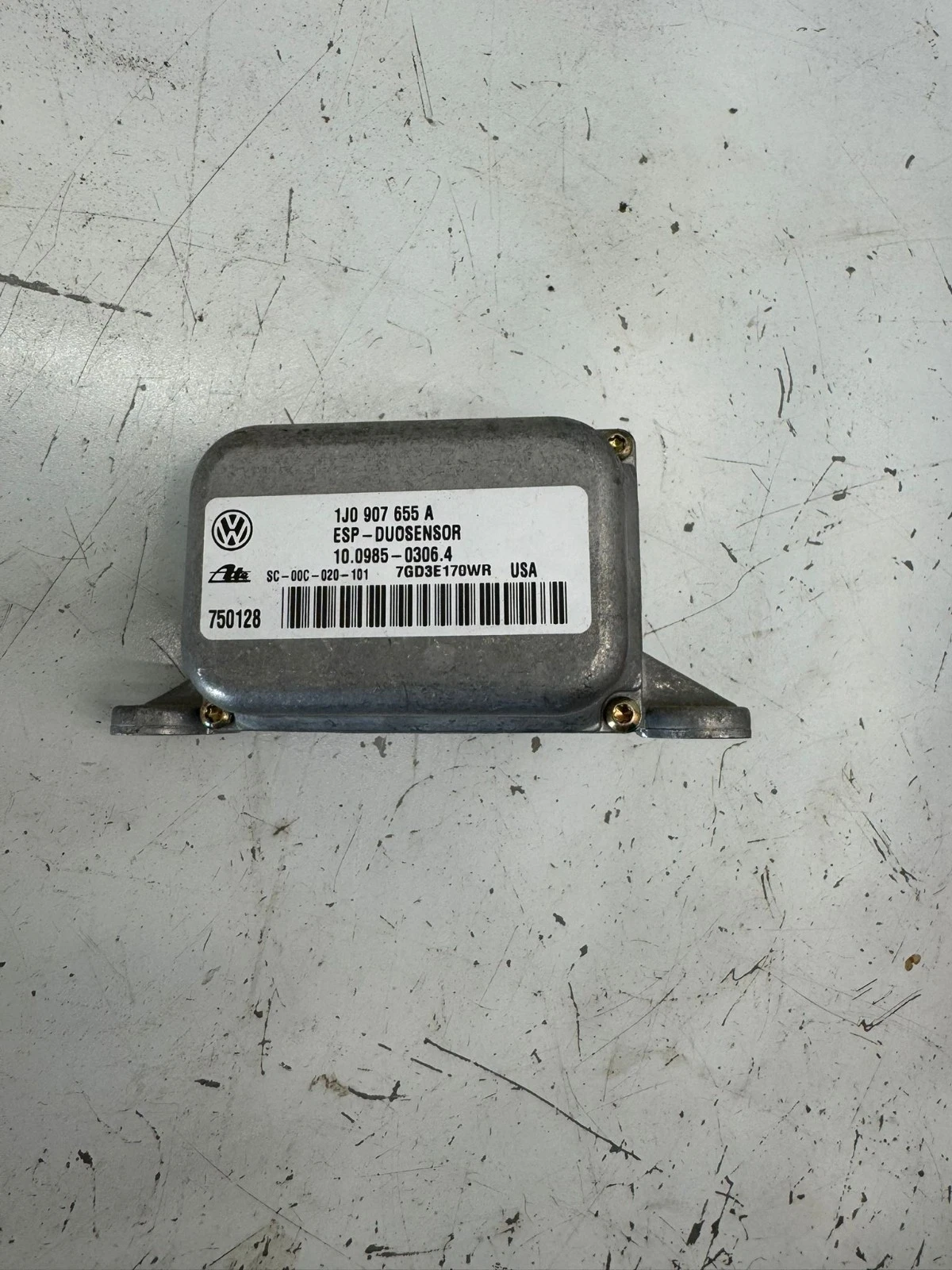 Orig. VW Golf 4 Skoda Audi A3 8L Duo ESP Drehratensensor 1J1907637D 1J0907655A