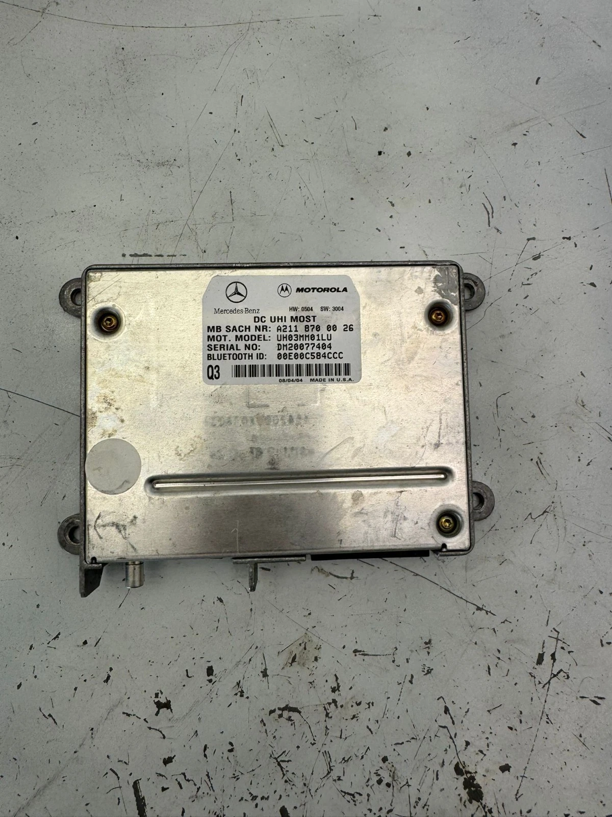 Original Mercedes W203 S203 W209 W211 W164 Telefonsteuergerät A2118700026