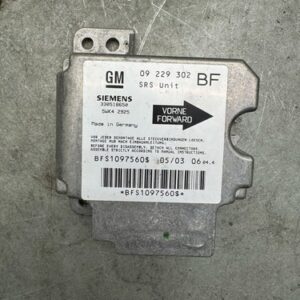 Original Opel Astra G Airbagsteuergerät Steuergerät 09229302 BF 5WK42925