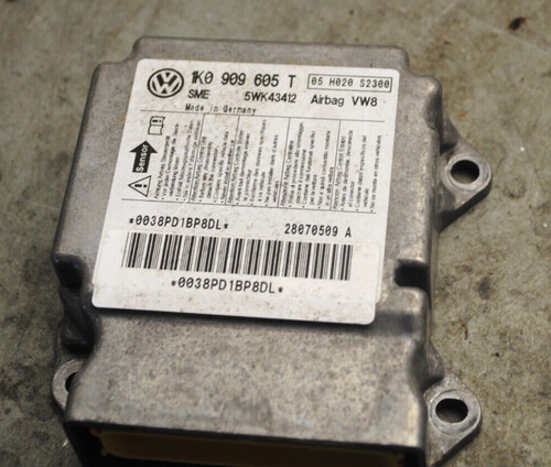 original Airbag Steuergerät VW Golf V (1K) 1K0909605T 5WK43412