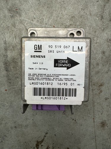 Original Opel Astra F Airbagsteuergerät Steuergerät 90519067 5WK4113