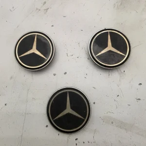 Original Mercedes Radzierkappen Felgendeckel 3 Stück schwarz