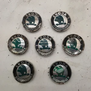 Original Skoda Radzierkappen Felgendeckel 7 Stück 1U0601149